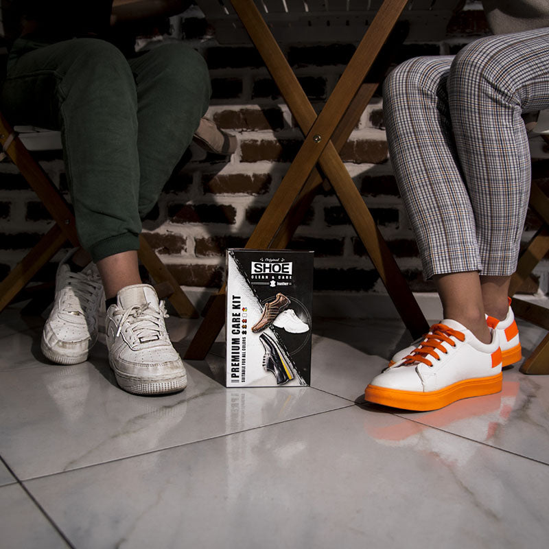 3X SHOE CLEAN & CARE – ΣΕΤ ΣΥΝΤΗΡΗΣΗΣ ΓΙΑ ΠΑΠΟΥΤΣΙΑ + ΔΩΡΟ ΠΕΤΣΕΤΑ - ΒΟΥΡΤΣΑ - ΤΑΜΠΟΝ
