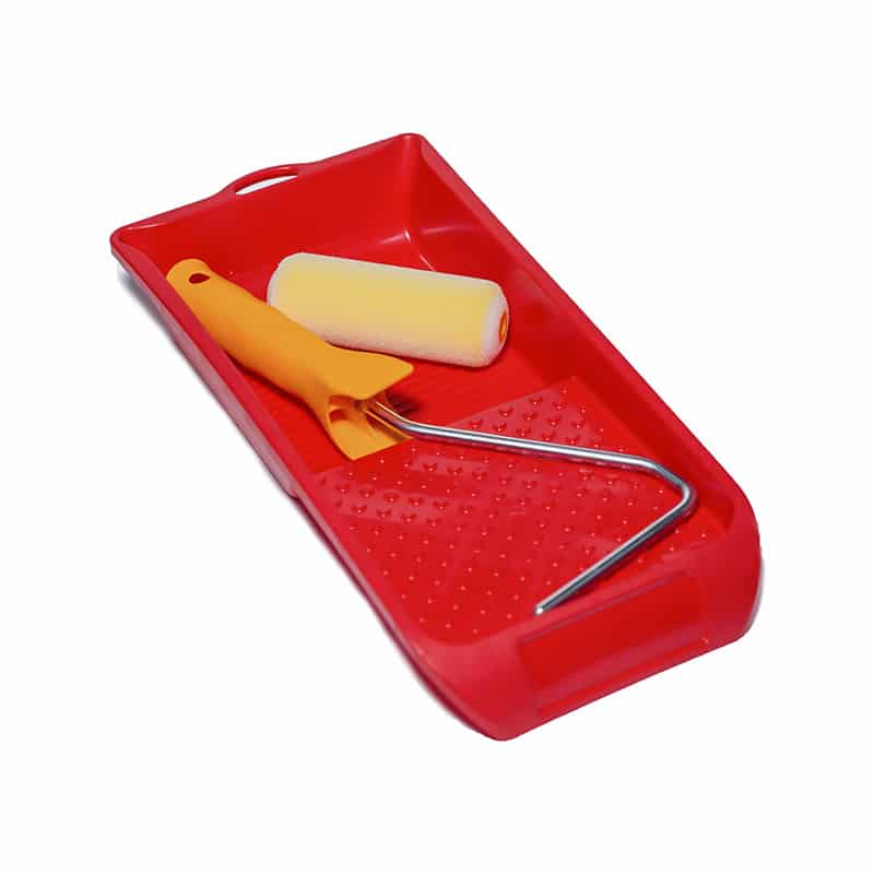 ΣΕΤ ΓΙΑ ΕΥΚΟΛΟ ΒΑΨΙΜΟ FLOCK ROLLER Ф35 / 100MM ΚΑΙ ΣΚΑΦΑΚΙ