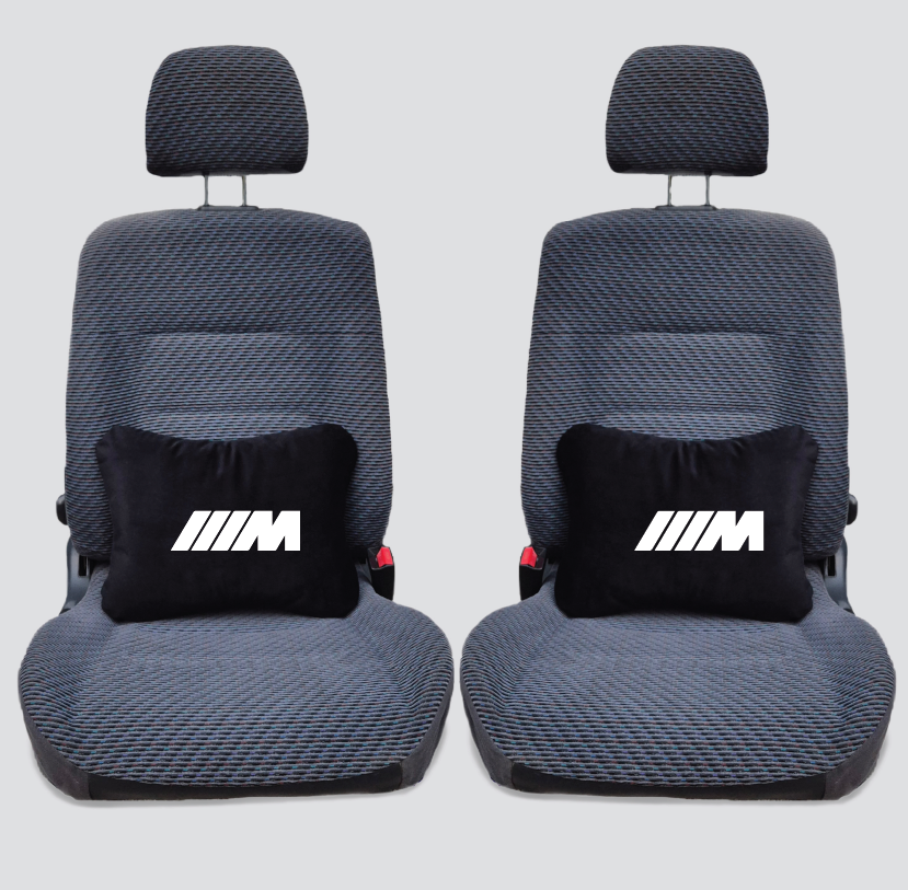 Χειροποίητα μαξιλάρια οσφυϊκής μοίρας LAMBORGHINI - μαύρο σουέτ