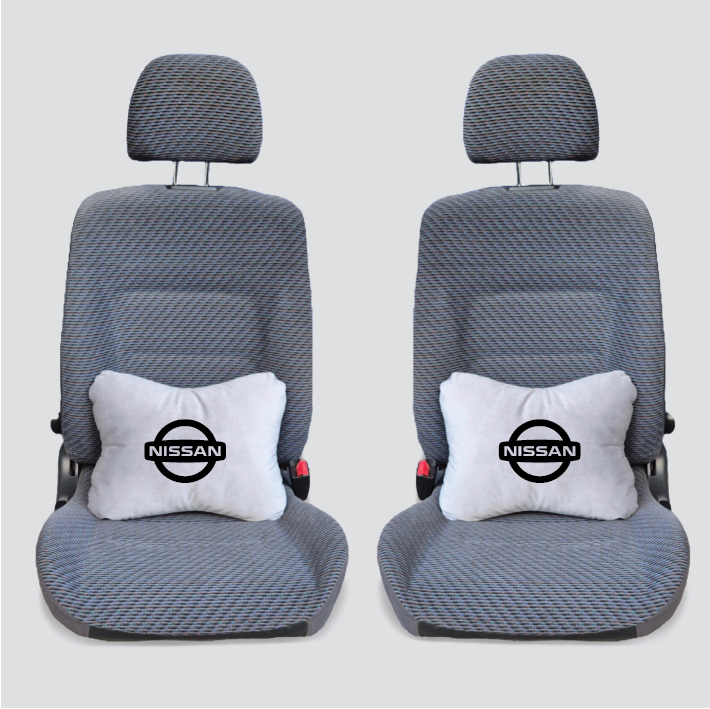 Χειροποίητα μαξιλάρια οσφυϊκής μοίρας NISSAN - γκρι σουέτ