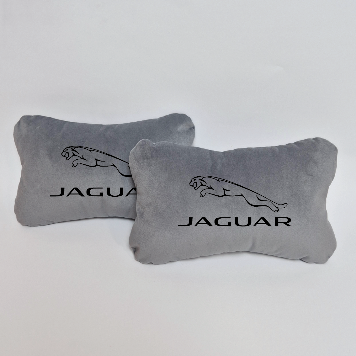 Χειροποίητα μαξιλάρια κεφαλιού JAGUAR - γκρι σουέτ