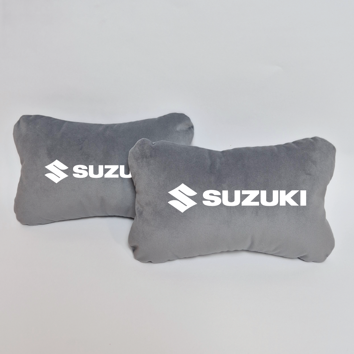 Χειροποίητα μαξιλάρια κεφαλιού SUZUKI MODEL 1 - γκρι σουέτ
