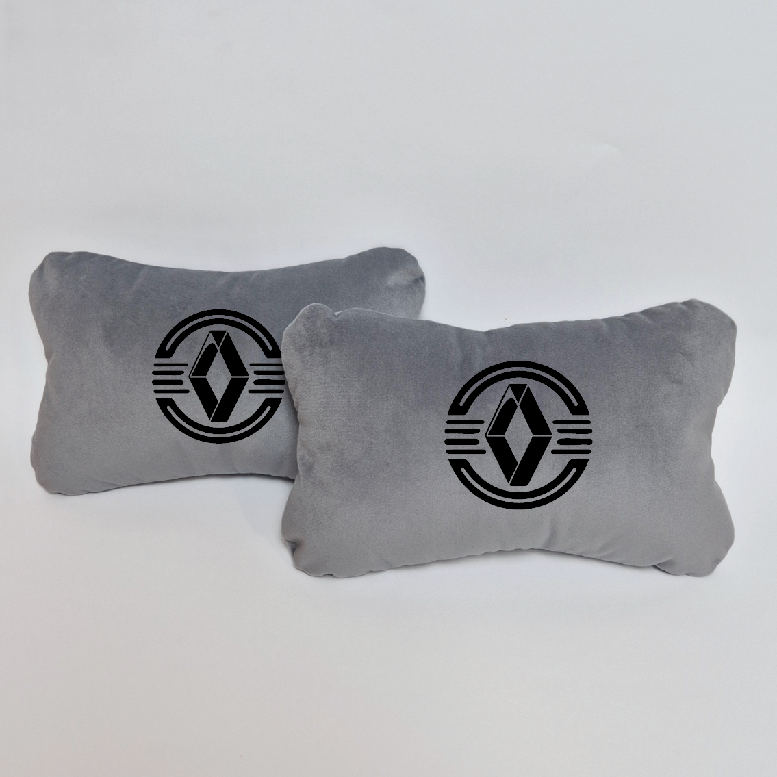 Χειροποίητα μαξιλάρια κεφαλιού RENAULT MODEL 1 - γκρι σουέτ