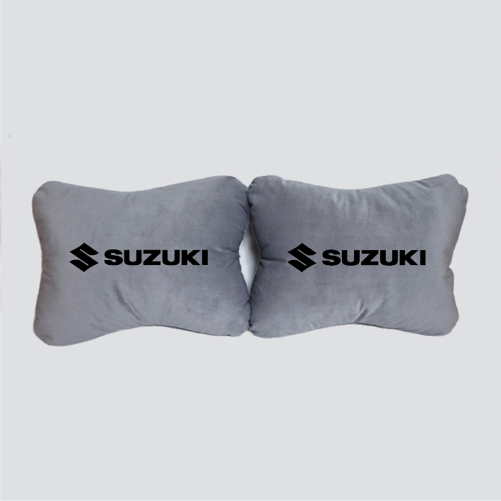 Χειροποίητα μαξιλάρια οσφυϊκής μοίρας SUZUKI MODEL 1 - γκρι σουέτ