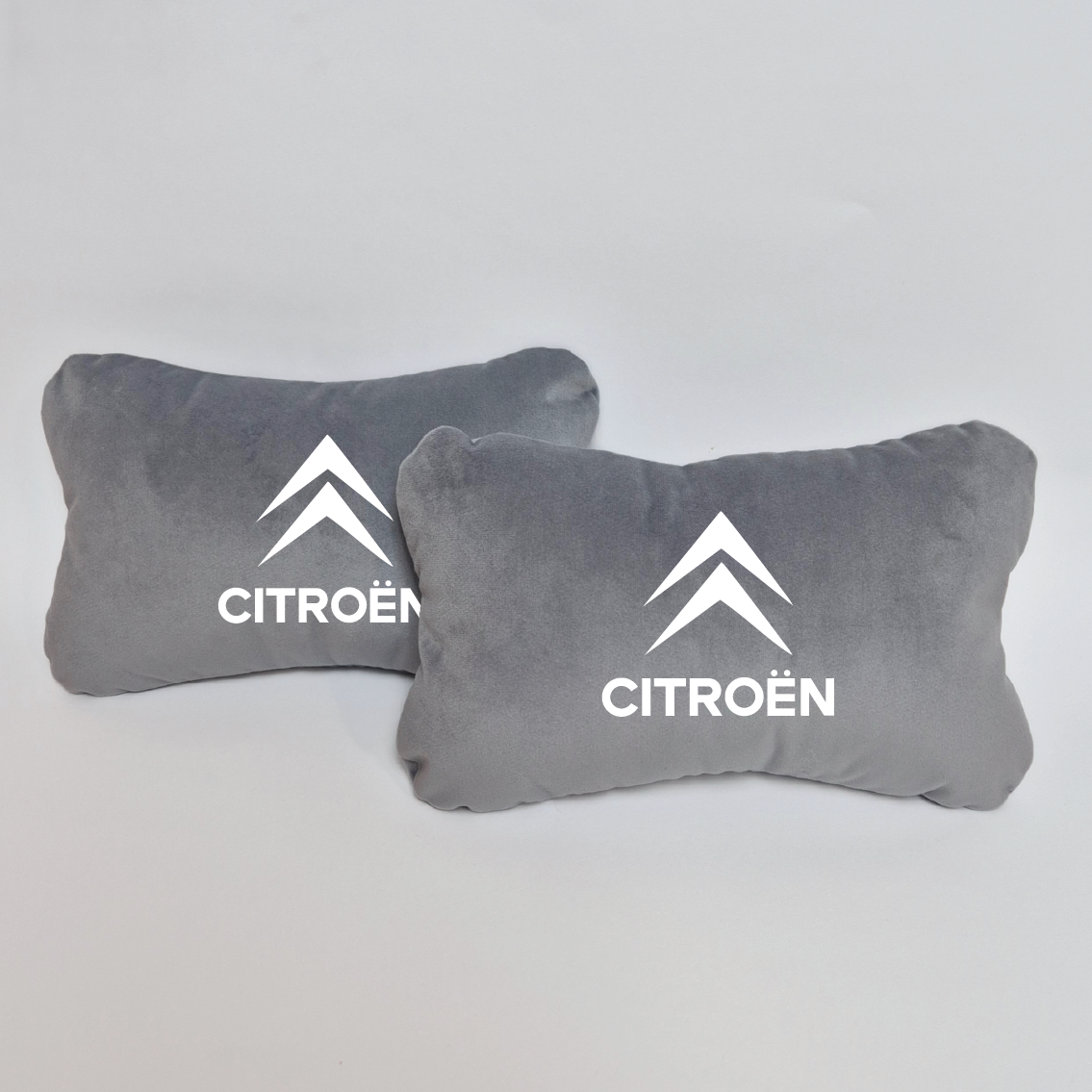 Χειροποίητα μαξιλάρια κεφαλιού CITROEN MODEL 2 - γκρι σουέτ