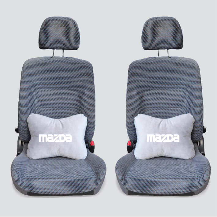 Χειροποίητα μαξιλάρια οσφυϊκής μοίρας MAZDA - γκρι σουέτ