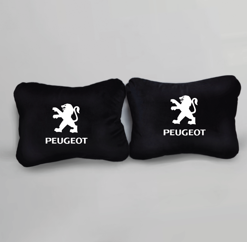 Χειροποίητα μαξιλάρια οσφυϊκής μοίρας PEUGEOT MODEL 1 - μαύρο σουέτ
