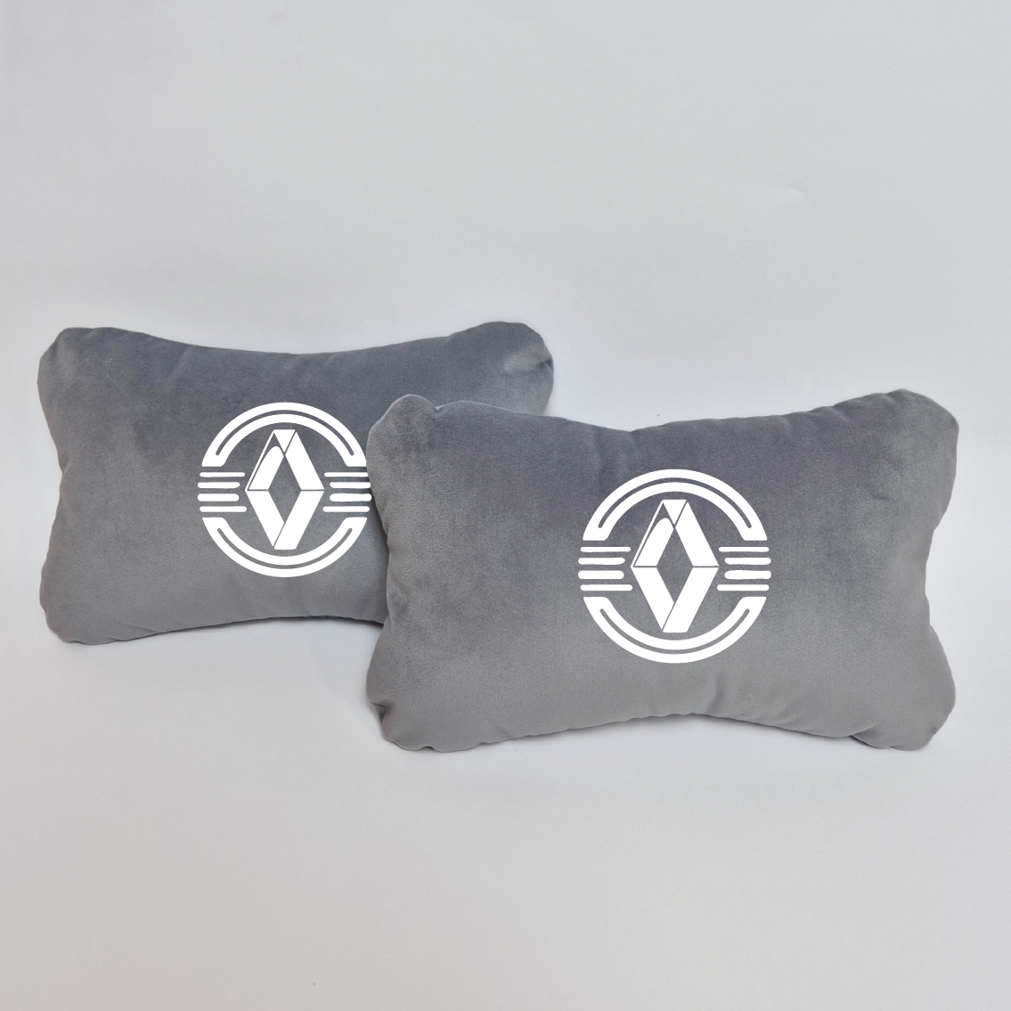 Χειροποίητα μαξιλάρια κεφαλιού RENAULT MODEL 1 - γκρι σουέτ