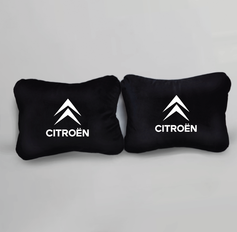 Χειροποίητα μαξιλάρια οσφυϊκής μοίρας CITROEN MODEL 2 - μαύρο σουέτ