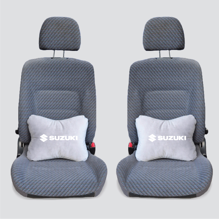 Χειροποίητα μαξιλάρια οσφυϊκής μοίρας SUZUKI MODEL 1 - γκρι σουέτ