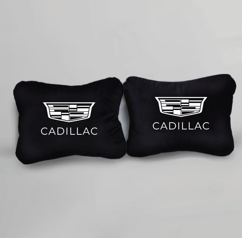 Χειροποίητα μαξιλάρια οσφυϊκής μοίρας CADILLAC - μαύρο σουέτ