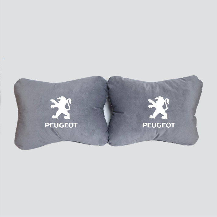 Χειροποίητα μαξιλάρια οσφυϊκής μοίρας PEUGEOT MODEL 1 - γκρι σουέτ