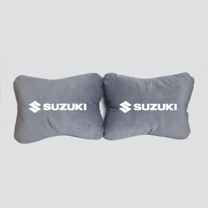 Χειροποίητα μαξιλάρια οσφυϊκής μοίρας SUZUKI MODEL 1 - γκρι σουέτ