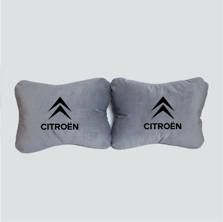 Χειροποίητα μαξιλάρια οσφυϊκής μοίρας CITROEN MODEL 2 - γκρι σουέτ