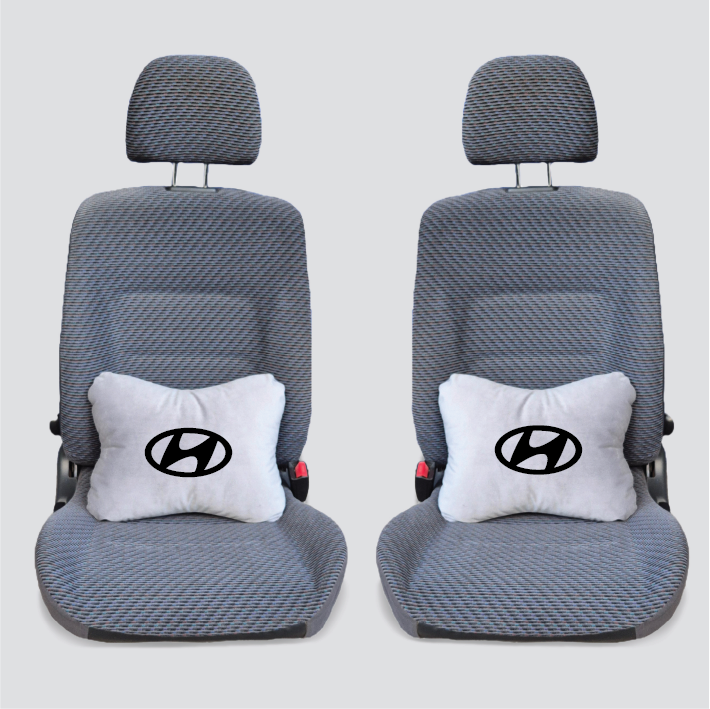 Χειροποίητα μαξιλάρια οσφυϊκής μοίρας HYUNDAI MODEL 1 - γκρι σουέτ