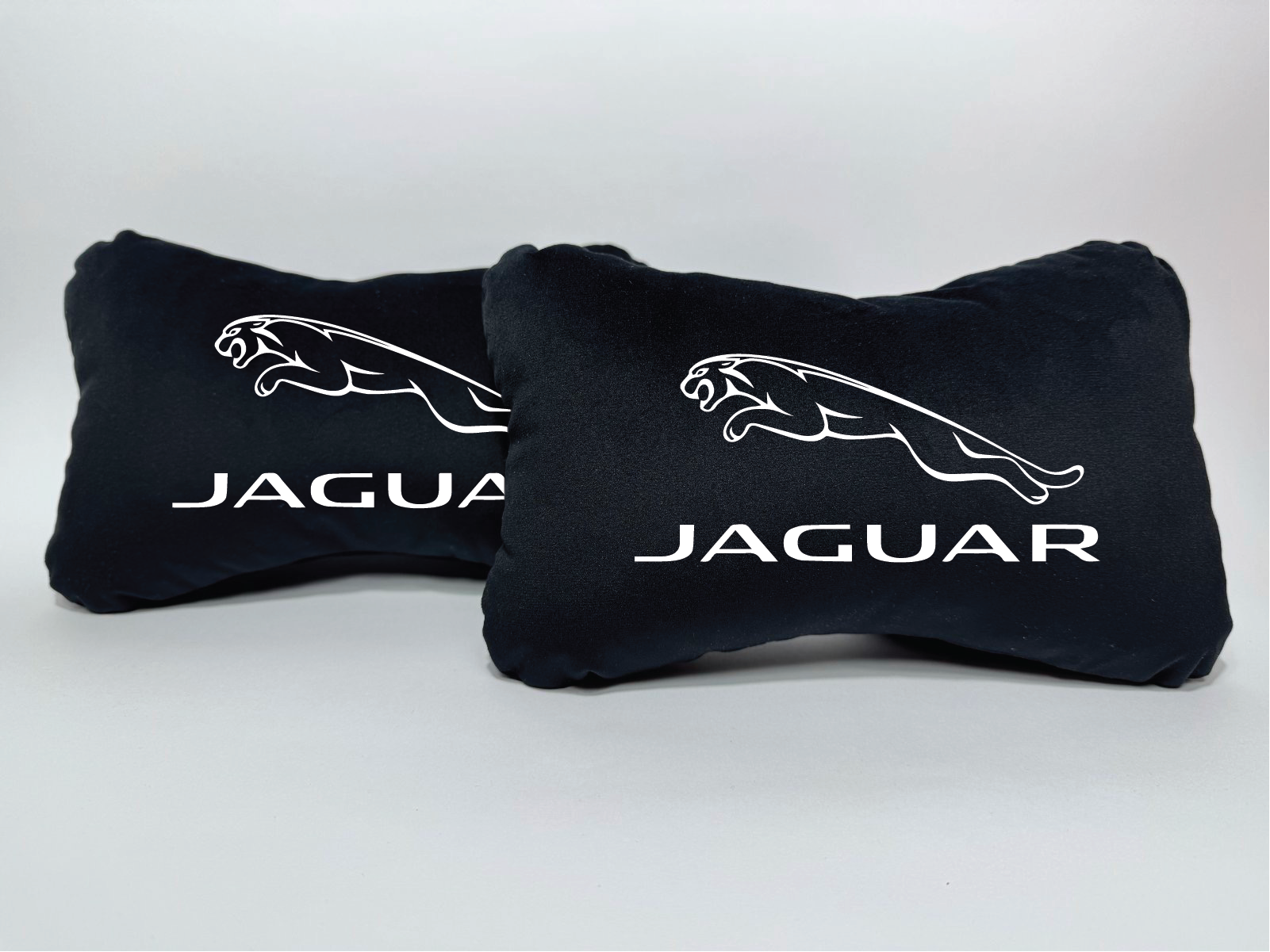 Χειροποίητα μαξιλάρια κεφαλιού JAGUAR - μαύρο σουέτ