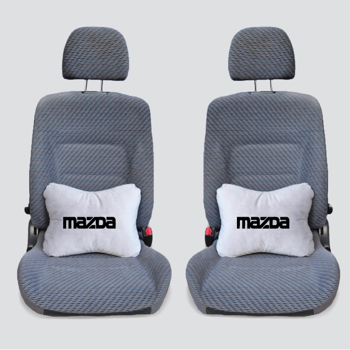 Χειροποίητα μαξιλάρια οσφυϊκής μοίρας MAZDA - γκρι σουέτ