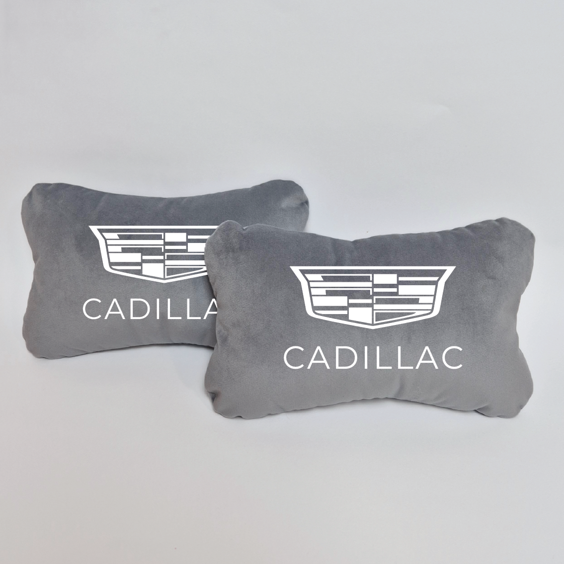 Χειροποίητα μαξιλάρια κεφαλιού CADILLAC - γκρι σουέτ