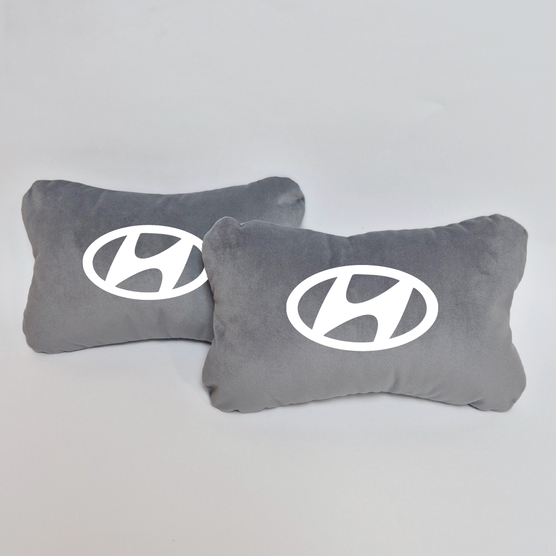 Χειροποίητα μαξιλάρια κεφαλιού HYUNDAI MODEL 1 - γκρι σουέτ