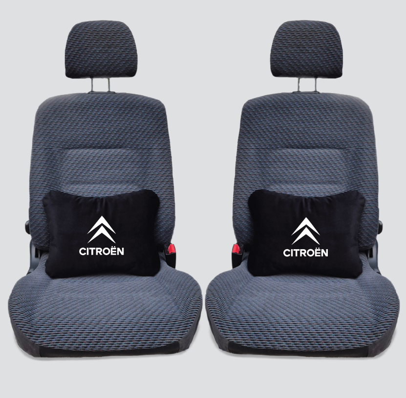 Χειροποίητα μαξιλάρια οσφυϊκής μοίρας CITROEN MODEL 2 - μαύρο σουέτ
