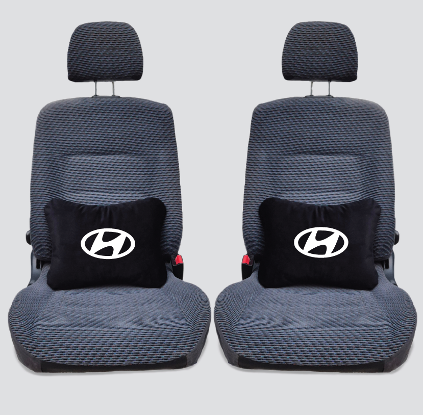 Χειροποίητα μαξιλάρια οσφυϊκής μοίρας HYUNDAI MODEL 1 - μαύρο σουέτ