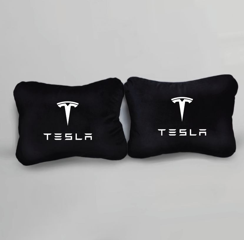 Χειροποίητα μαξιλάρια οσφυϊκής μοίρας TESLA - μαύρο σουέτ