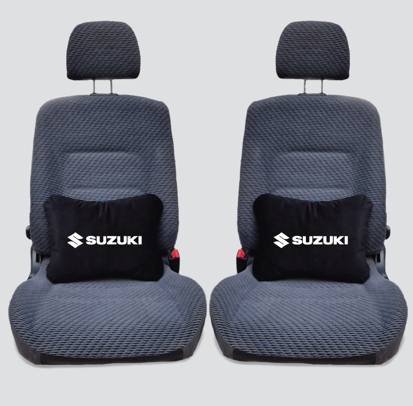 Χειροποίητα μαξιλάρια οσφυϊκής μοίρας SUZUKI MODEL 1 - μαύρο σουέτ