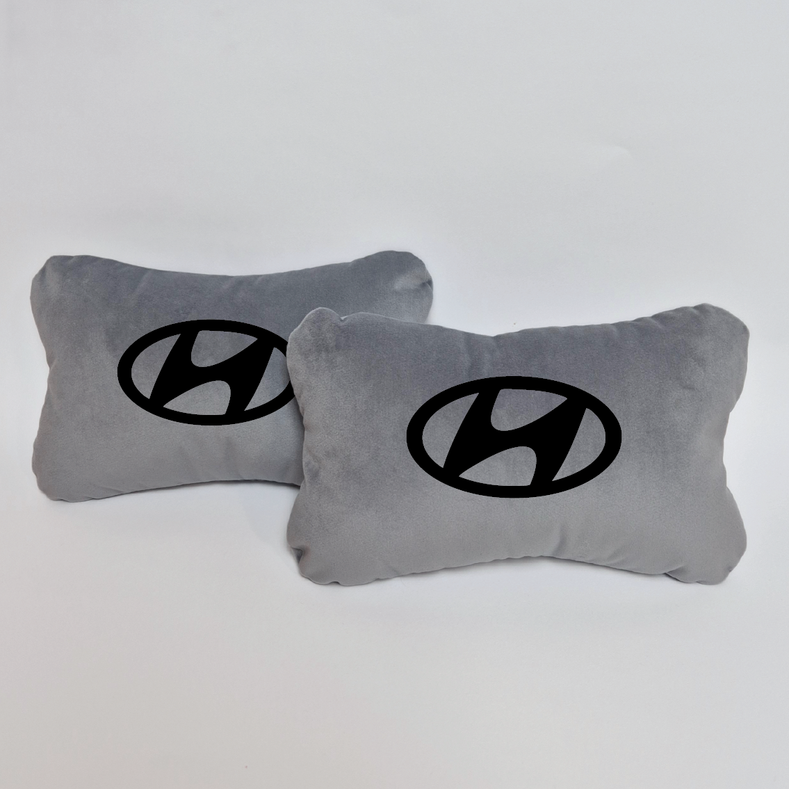 Χειροποίητα μαξιλάρια κεφαλιού HYUNDAI MODEL 1 - γκρι σουέτ