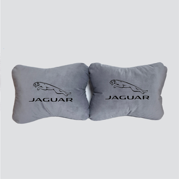 Χειροποίητα μαξιλάρια οσφυϊκής μοίρας JAGUAR - γκρι σουέτ