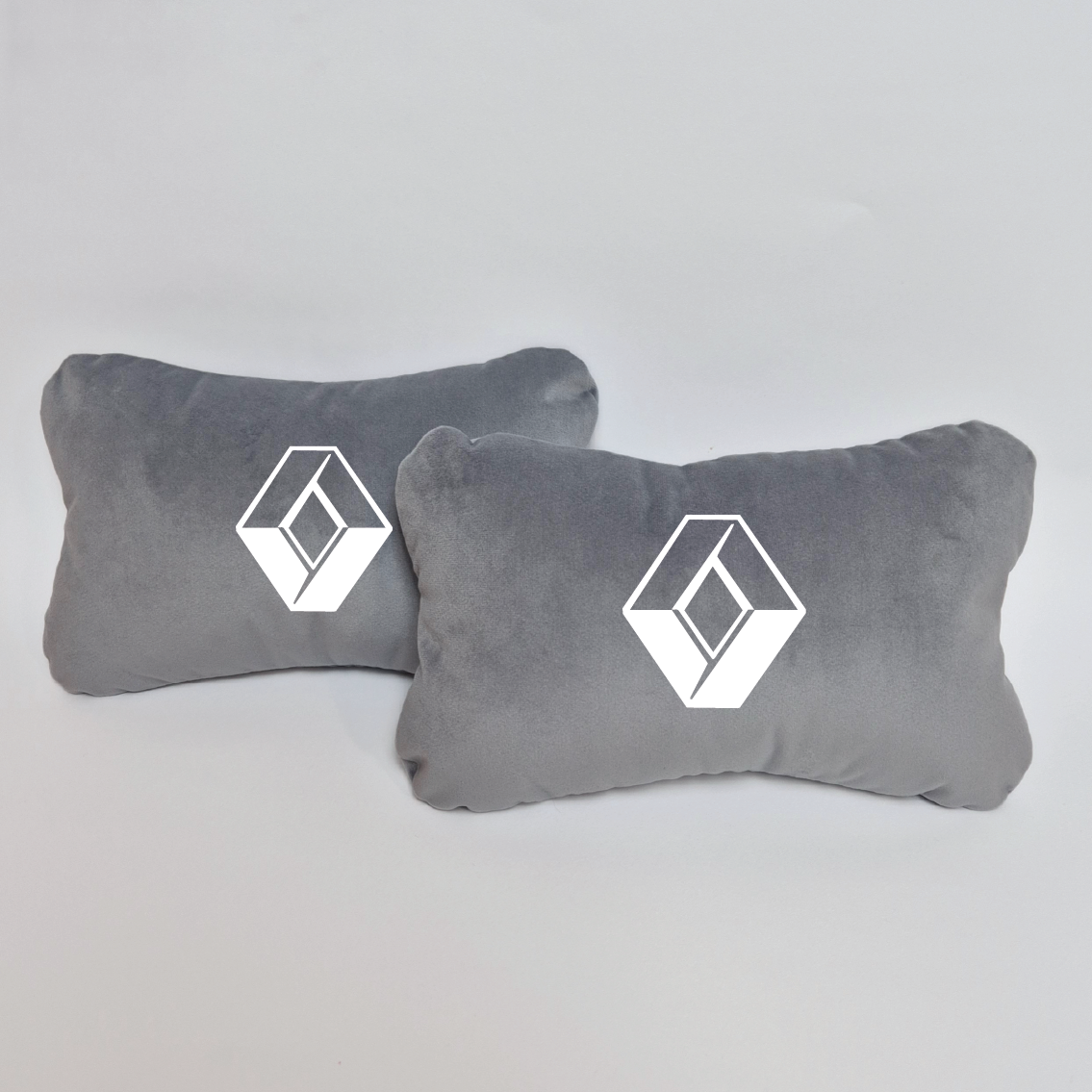 Χειροποίητα μαξιλάρια κεφαλιού RENAULT MODEL 2 - γκρι σουέτ