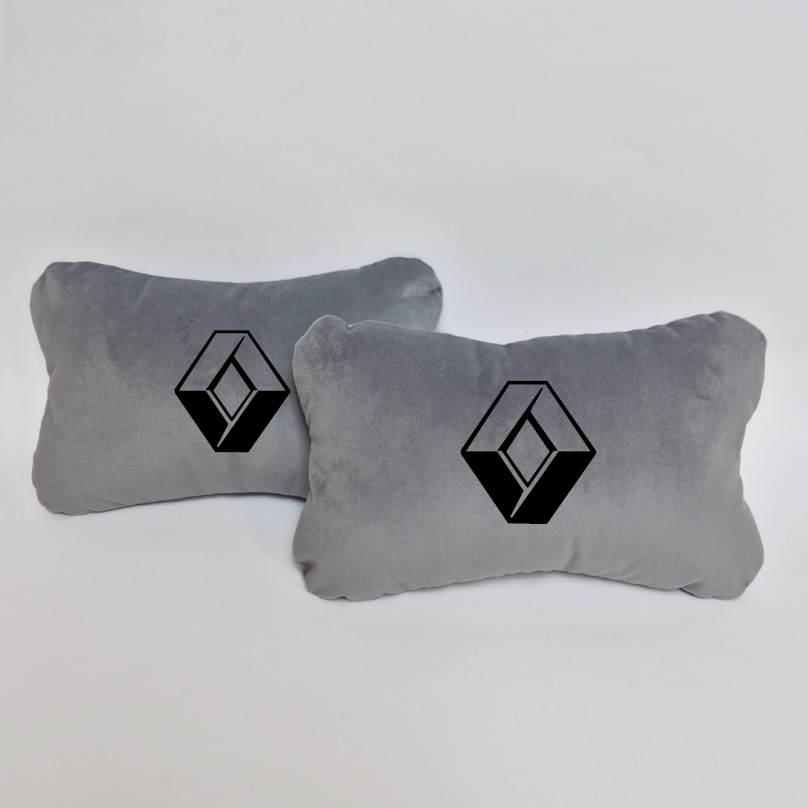 Χειροποίητα μαξιλάρια κεφαλιού RENAULT MODEL 2 - γκρι σουέτ