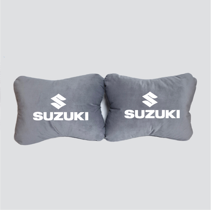 Χειροποίητα μαξιλάρια οσφυϊκής μοίρας SUZUKI MODEL 2 - γκρι σουέτ