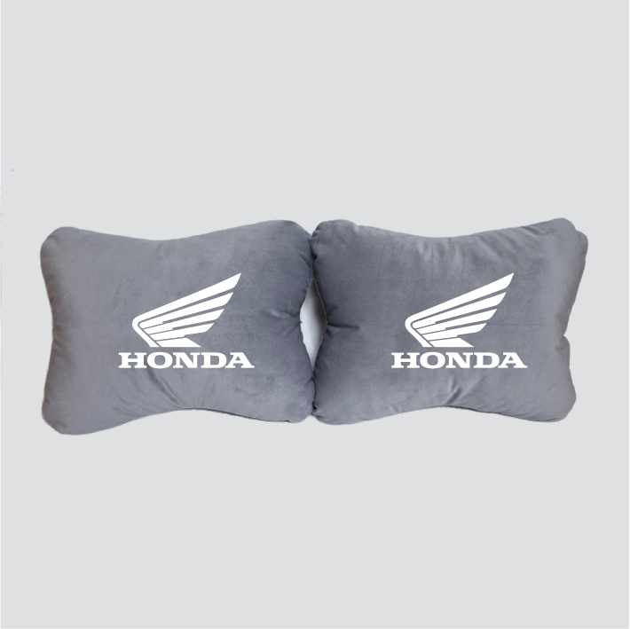 Χειροποίητα μαξιλάρια οσφυϊκής μοίρας HONDA MODEL 3 - γκρι σουέτ