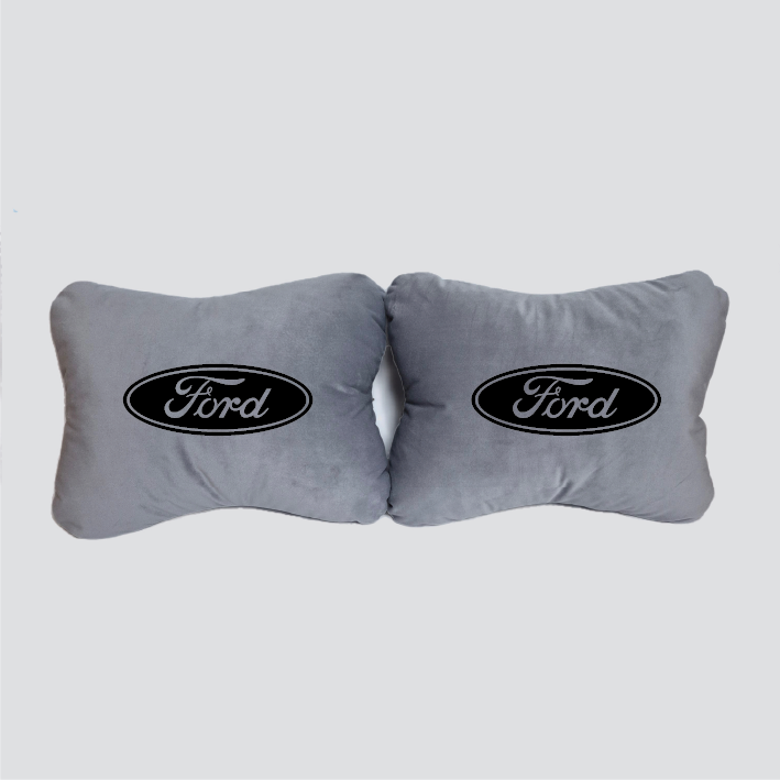 Χειροποίητα μαξιλάρια οσφυϊκής μοίρας FORD - γκρι σουέτ