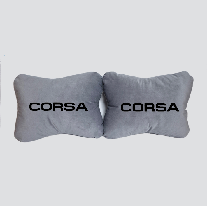 Χειροποίητα μαξιλάρια οσφυϊκής μοίρας OPEL CORSA - γκρι σουέτ