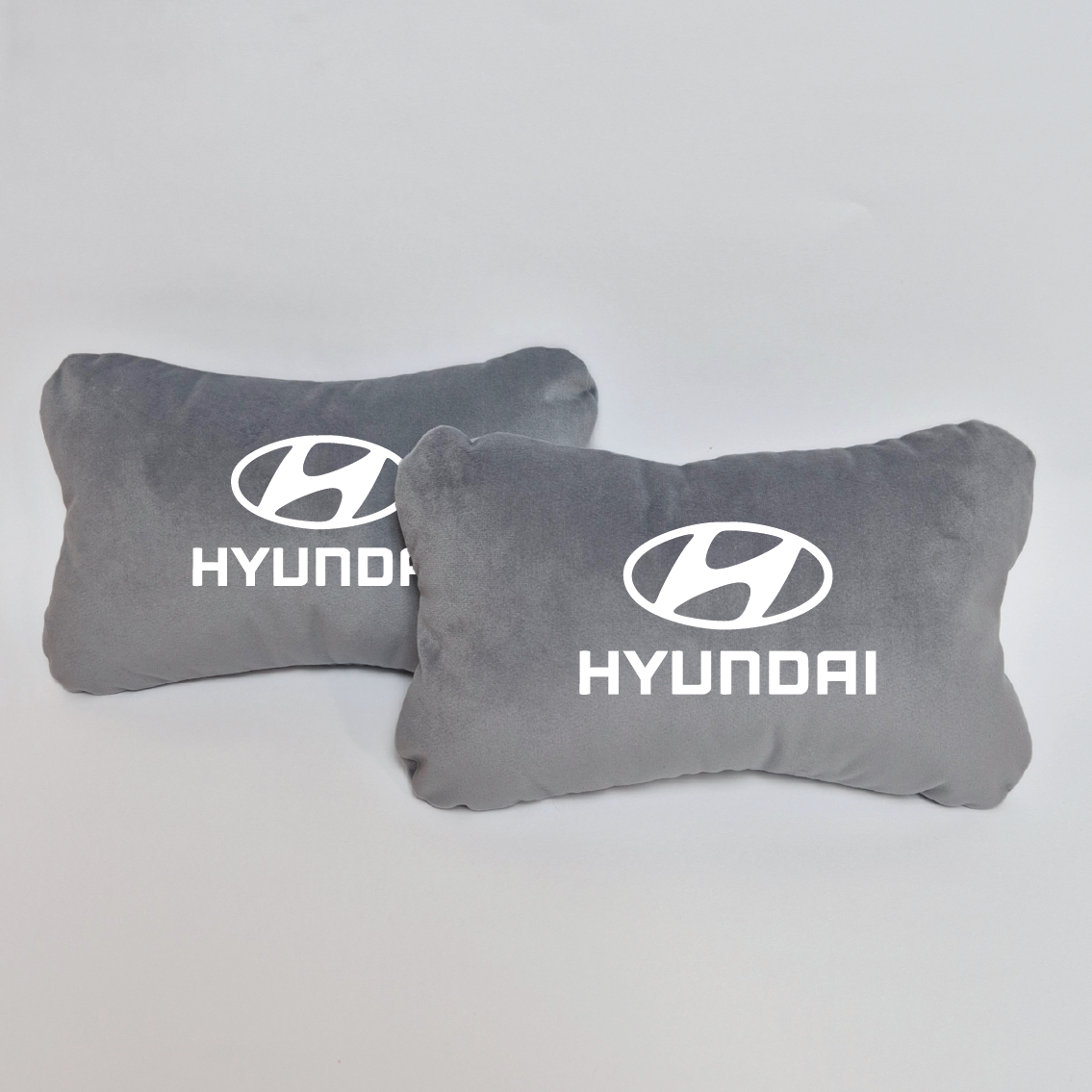 Χειροποίητα μαξιλάρια κεφαλιού HYUNDAI MODEL 2 - γκρι σουέτ