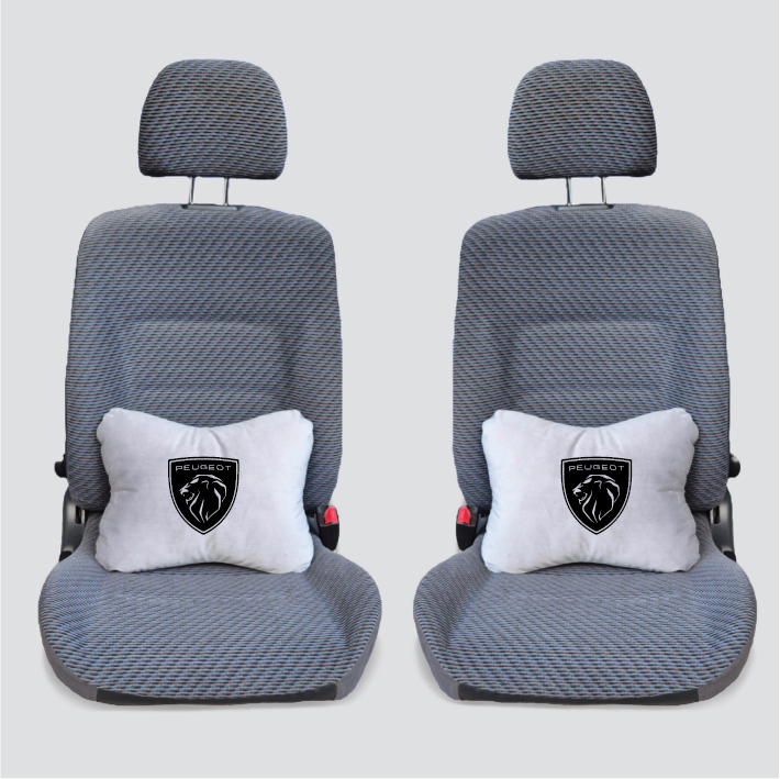 Χειροποίητα μαξιλάρια οσφυϊκής μοίρας PEUGEOT MODEL 2 - γκρι σουέτ