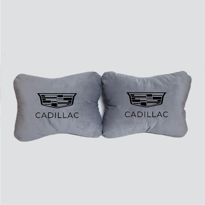 Χειροποίητα μαξιλάρια οσφυϊκής μοίρας CADILLAC - γκρι σουέτ