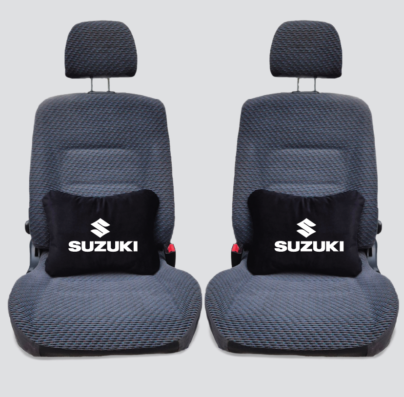 Χειροποίητα μαξιλάρια οσφυϊκής μοίρας SUZUKI MODEL 2 - μαύρο σουέτ