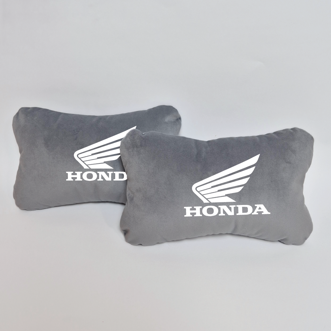 Χειροποίητα μαξιλάρια κεφαλιού HONDA MODEL 3 - γκρι σουέτ