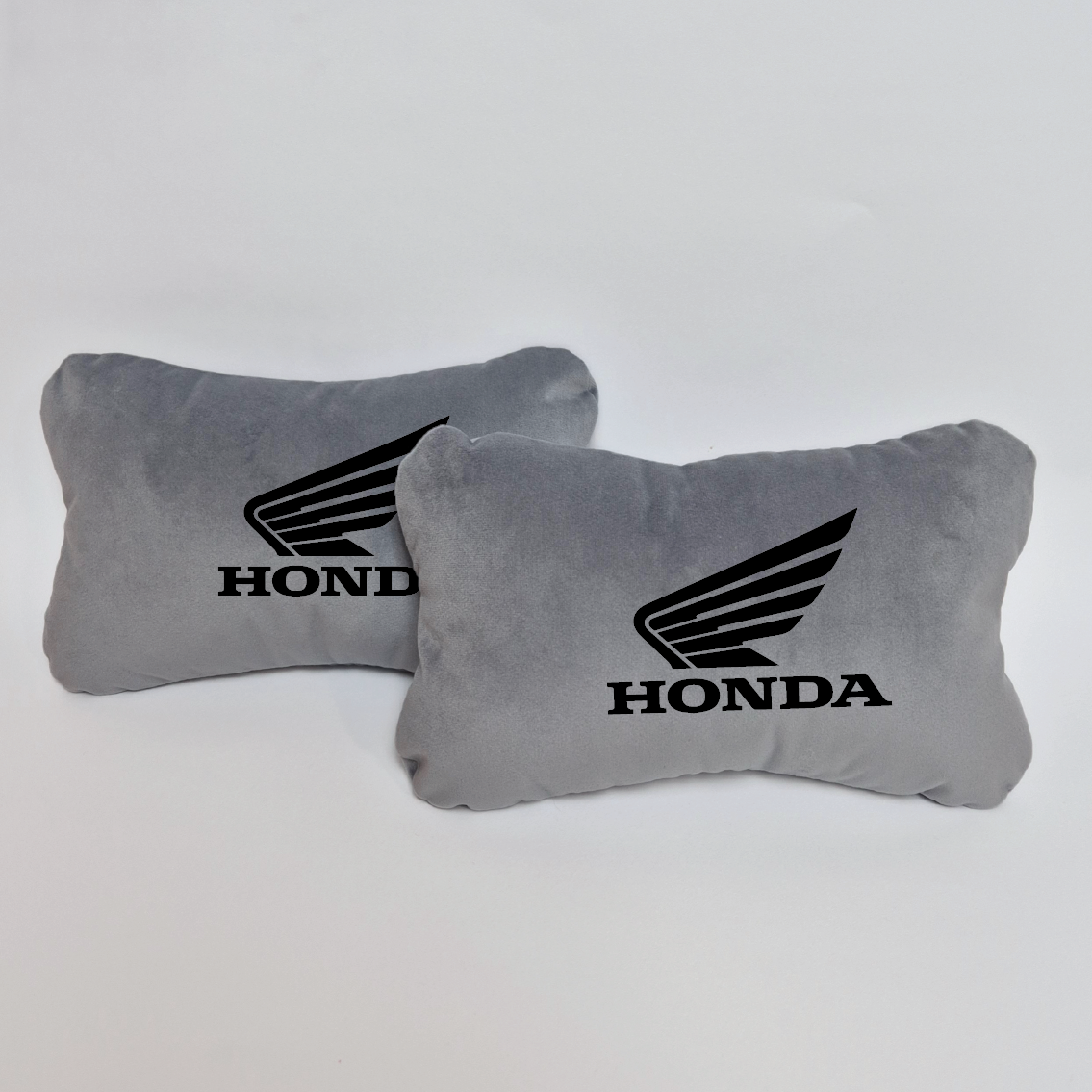 Χειροποίητα μαξιλάρια κεφαλιού HONDA MODEL 3 - γκρι σουέτ