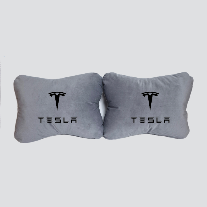 Χειροποίητα μαξιλάρια οσφυϊκής μοίρας TESLA - γκρι σουέτ