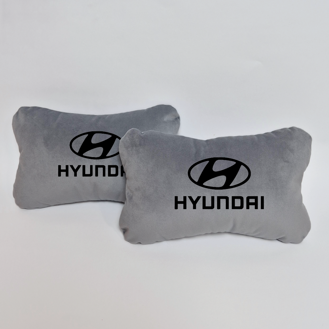 Χειροποίητα μαξιλάρια κεφαλιού HYUNDAI MODEL 2 - γκρι σουέτ