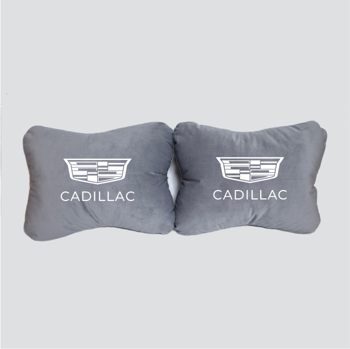 Χειροποίητα μαξιλάρια οσφυϊκής μοίρας CADILLAC - γκρι σουέτ