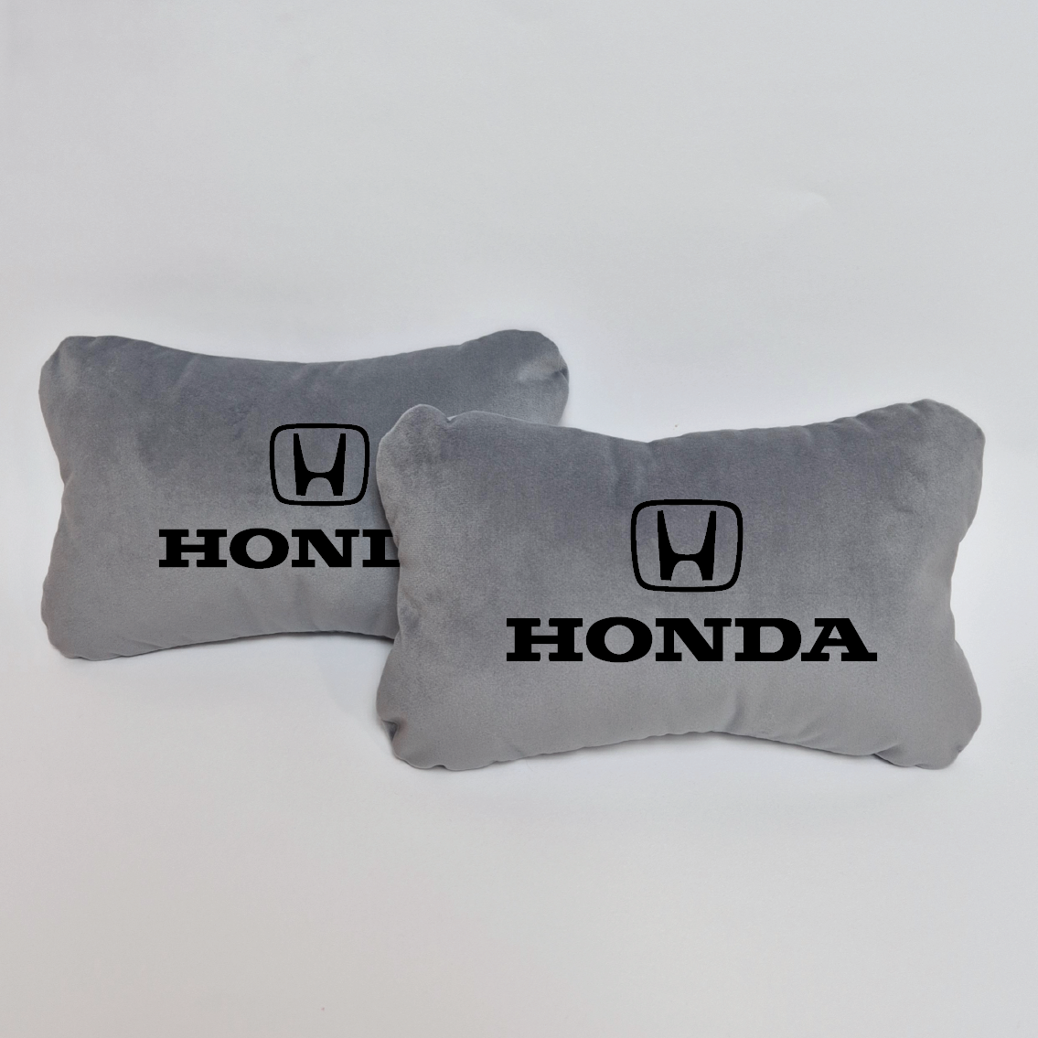 Χειροποίητα μαξιλάρια κεφαλιού HONDA MODEL 2 - γκρι σουέτ