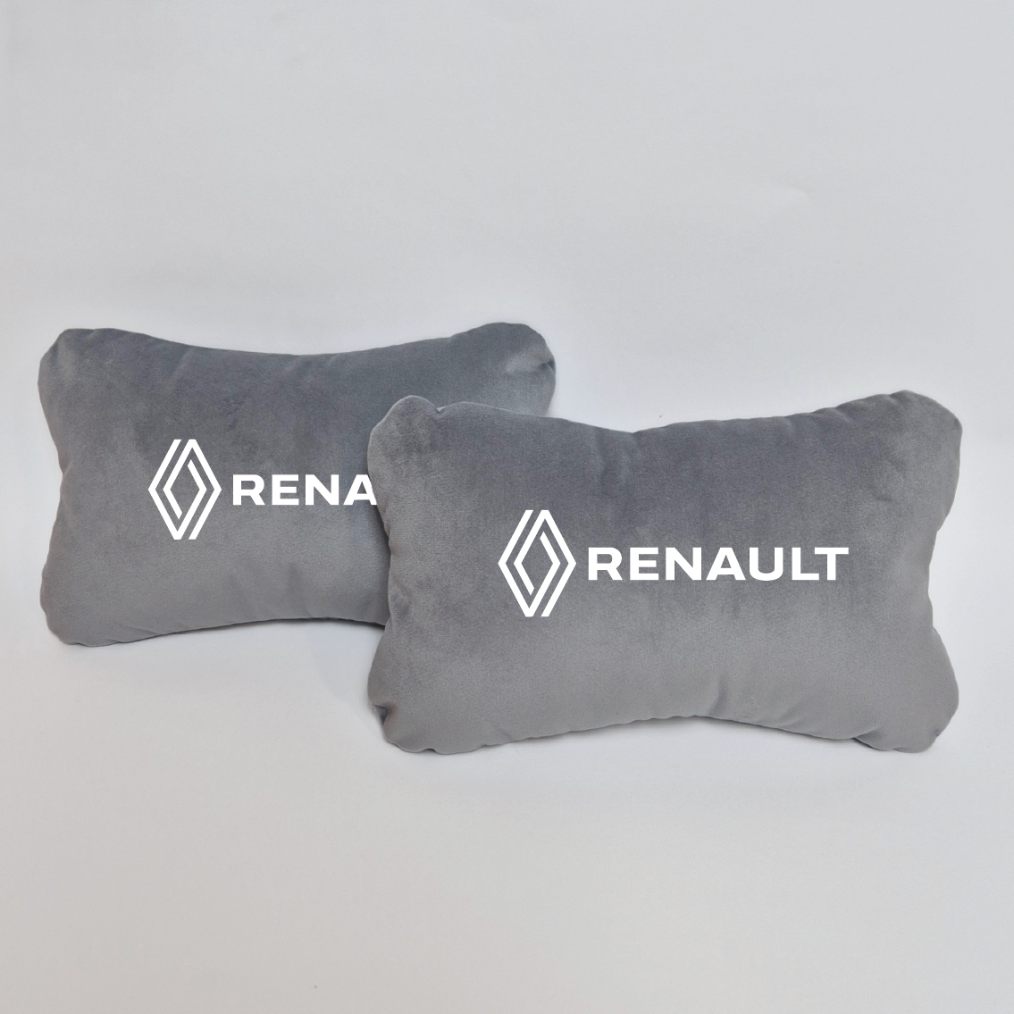 Χειροποίητα μαξιλάρια κεφαλιού RENAULT MODEL 3 - γκρι σουέτ