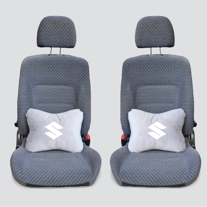 Χειροποίητα μαξιλάρια οσφυϊκής μοίρας SUZUKI MODEL 3 - γκρι σουέτ