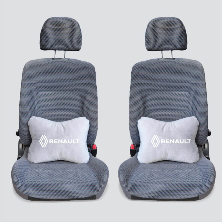 Χειροποίητα μαξιλάρια οσφυϊκής μοίρας RENAULT MODEL 3 - γκρι σουέτ