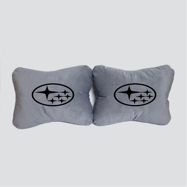 Χειροποίητα μαξιλάρια οσφυϊκής μοίρας SUBARU - γκρι σουέτ
