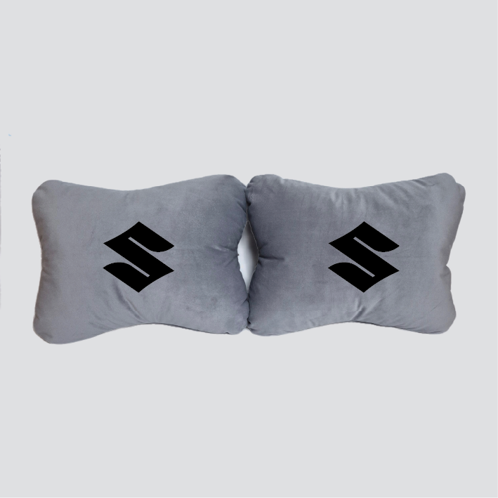Χειροποίητα μαξιλάρια οσφυϊκής μοίρας SUZUKI MODEL 3 - γκρι σουέτ